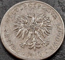 Poland, ﻿20 zlotys 1986.