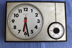 Old Weimar quartz wall clock with timer