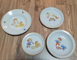 Zsolnay / granite children's plates