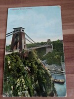 Vintage postcard, England, Bristol, Clifton Suspension Bridge, circa 1920s perhaps