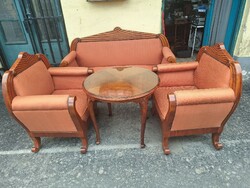 Late Biedermeier sofa set