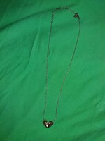 Very nice copper heart love necklace with copper pendant 50 cm chain length according to the pictures
