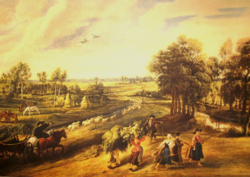 GYÖNYÖRŰ RÉGI JAN BRUEGHEL / 1568-1625 / NYOMAT