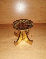 Craftsman with copper candle holder