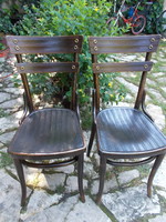 Thonet chairs bentwood chairs in a pair