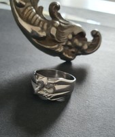 25. évfordulós jubileumi ezüst gyűrű.