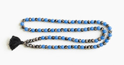 Buddhist mala chain (110 beads) - made of glass beads - prayer beads for meditation Buddhist