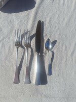 Silver sliding cutlery