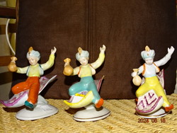 3 Pcs. Klf. Manufacturer marked and colored !!! They are flawless on Aladdin's flying carpet!!