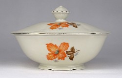 1R349 Régi vajszínű Drasche porcelán bonbonier