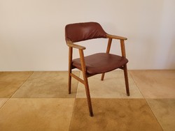 Retro wooden arm chair mid century claus chair