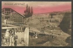 1920. - Kerecsnd - postcard not used - steam brick factory