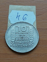 France 10 French francs 1949 copper-nickel 46