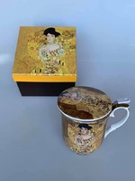 Klimt teás pohár szűrővel (35433)