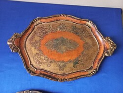 Antique Florentine tray