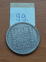 France 10 French francs 1946 copper-nickel 99