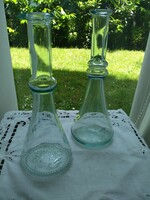Gyűjtői  üveg palack , zöld színű Berni és olasz két