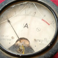 Old ammeter instrument