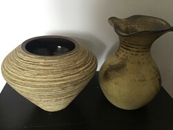 Retro ceramic vases 2pcs.