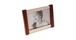 Wooden metal photo frame (120003)