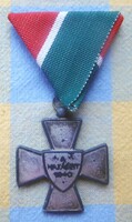 War decoration national defense cross with matching war ribbon t2-3