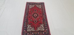3377 Hindu Kashan hand-knotted woolen Persian carpet 73x143cm free courier