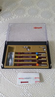 Rotring rapidograph iso, tube pen set in box