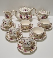 Zsolnay butterfly tea set for 6 people #1986