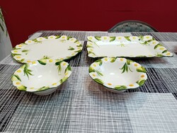Italian daisy ceramic set