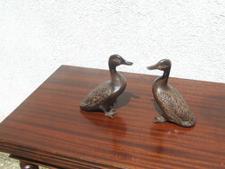 Bronze sculpture duck art deco price applies to 2 pieces