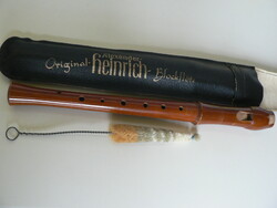 Alexander heinrich wooden flute with case and cleaner