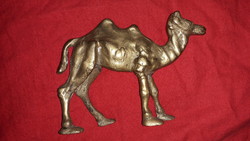 Beautiful antique heavy solid copper camel figure statue table shelf decoration 16 x 12 cm as shown in the pictures