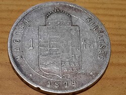 Silver 1 forint 1879 approx