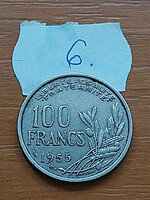 FRANCIAORSZÁG 100 FRANCS FRANK 1955  Réz-nikkel  6