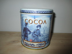 Dutch cocoa, metal box