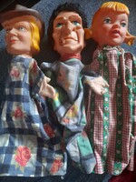 Retro rubber head dolls
