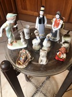 Mixed porcelain figurines