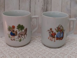 Zsolnay fairytale mugs