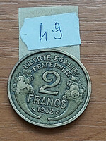 FRANCIAORSZÁG 2 FRANCS FRANK 1932 Alumínium-Bronz  49