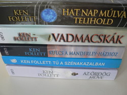 Ken Follett Book Pack Needle in the Haystack The Devil's Work Full Moon in Six Days Wildcats
