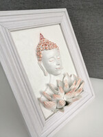 3D Buddha wall picture, hand shaped, with hanger, support