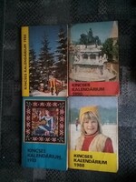 Kincses Kalendárium 1983,1984,1988,1989