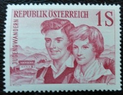 A1076 / Austria 1960 youth hiking stamp postal clear