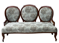 Neo-baroque antique salon sofa set 1+1+3