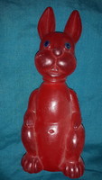 Old rare Hungarian traffic goods dmsz plastic bunny rabbit toy figure 23 cm according to the pictures