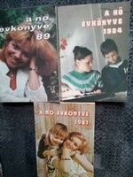 A Nő évkönyve 1984,1987,1989