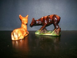 .The mother and bear 2 ceramic figures
