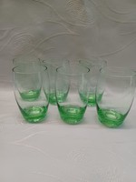Green wine/water glass set