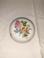 Herend flower patterned porcelain bonbonier