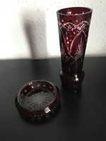 Vase + ashtray
